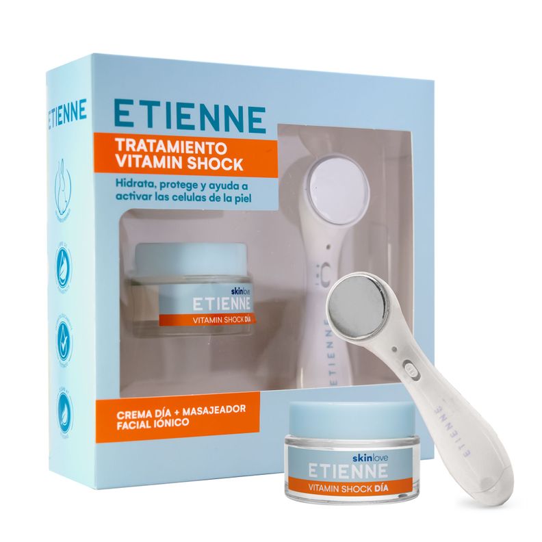 Set Etienne Crema Día Vitamin Shock + Máquina-1