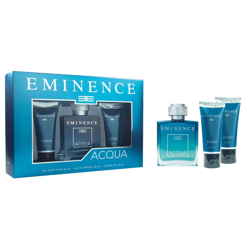 Set Acqua 100ml + After Shave 60ml + Shower Gel 60ml Transparente [ 9997 ]