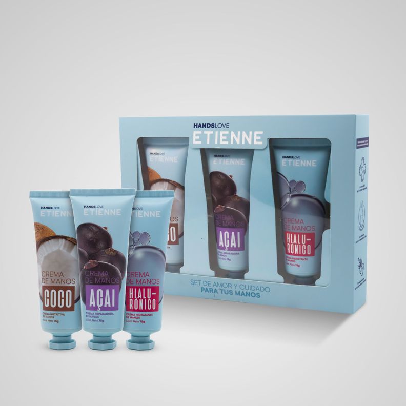 Set Etienne Triple Hands Love Crema de Manos-1
