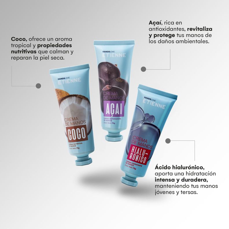 Set Etienne Triple Hands Love Crema de Manos-2