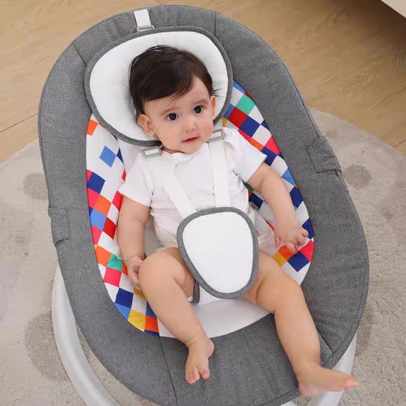 Silla Mecedora Eléctrica Táctil para Bebé - BABYMINE-4