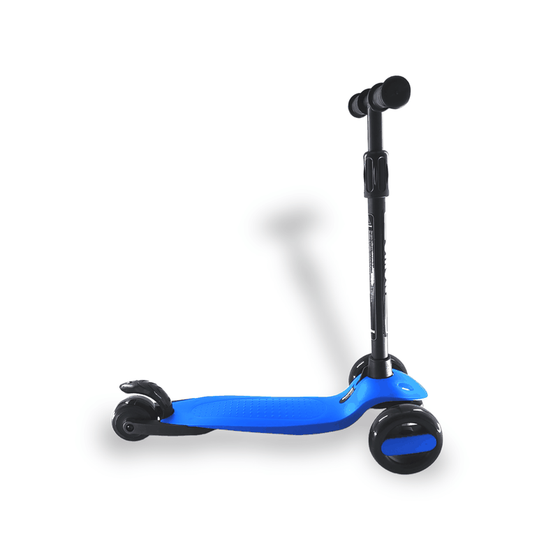 Scooter Para Niños Monopatín Azul Luces Led-3
