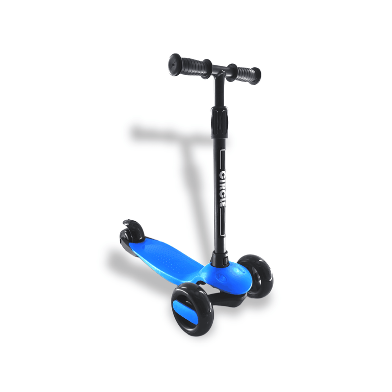 Scooter Para Niños Monopatín Azul Luces Led-1