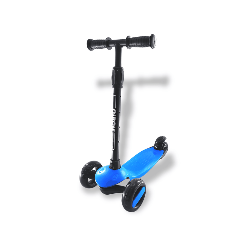 Scooter Para Niños Monopatín Azul Luces Led-4