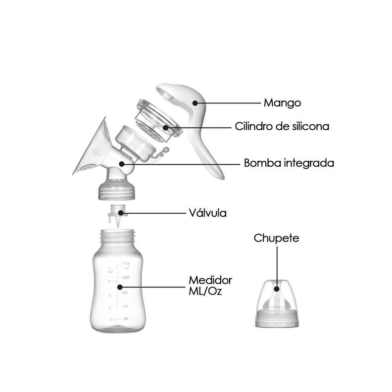 Extractor de Leche Manual - Babymine-1