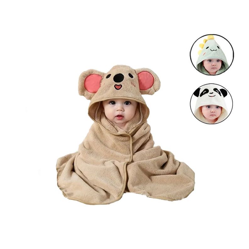Toalla Para Bebé Con Capucha Animales - Babymine-0