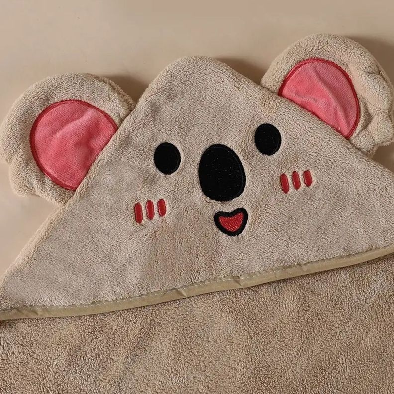 Toalla Para Bebé Con Capucha Animales - Babymine-1