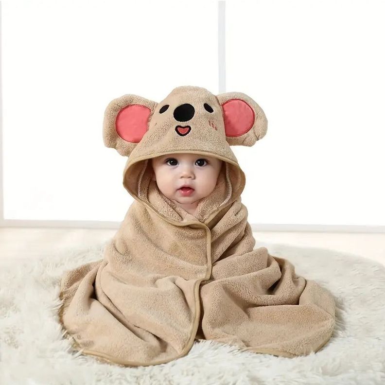 Toalla Para Bebé Con Capucha Animales - Babymine-4