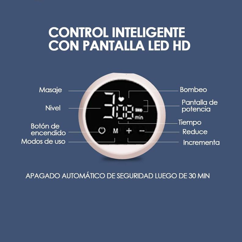 Extractor de Leche Automático Batería - Babymine-1