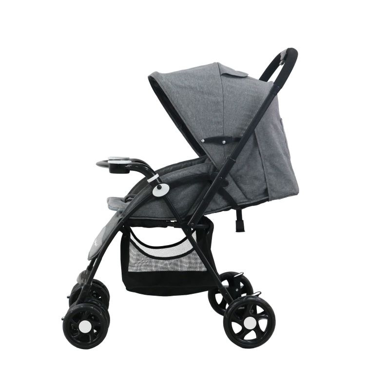 Coche de paseo – Reversible Pro Gris Babymine-5