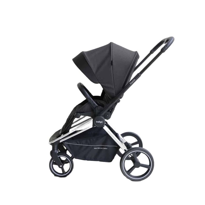 Coche Plegado Compacto Indigo Negro-2