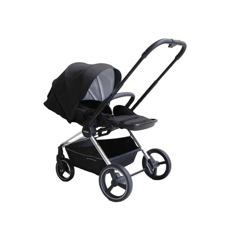 Coche Plegado Compacto Indigo Negro-3
