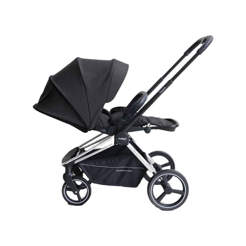 Coche Plegado Compacto Indigo Negro-5
