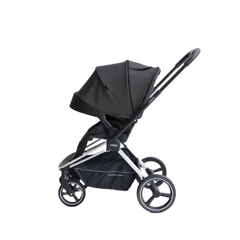 Coche Plegado Compacto Indigo Negro-6