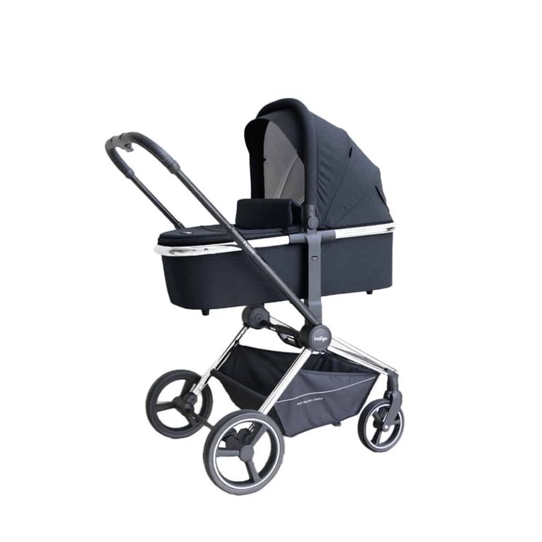 Coche Plegado Compacto Indigo Negro-7