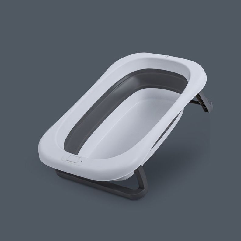 Bañera Plegable Bebé Con Malla Para Baño Gris BABYMINE-1