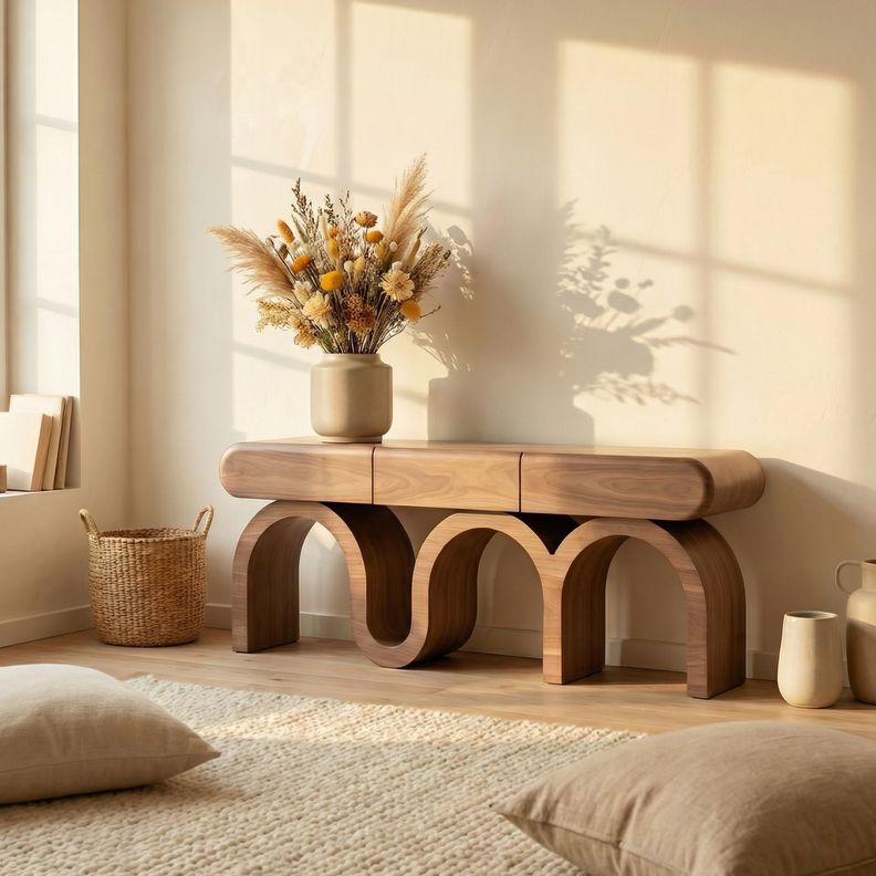 Mesa de Arrimo de Madera