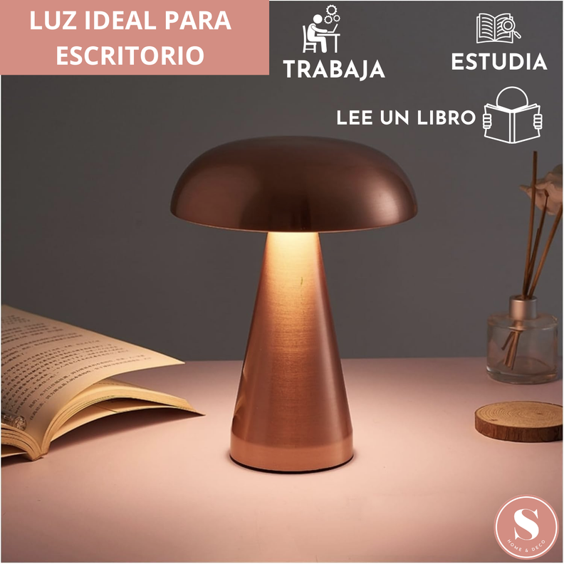 Lampara led de Mesa Recargable -7