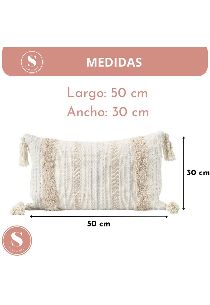 Cojín Cojines Fundas Bordados Diseños 30 x 50 cm Multicolor -1