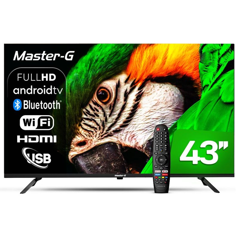 Smart TV Led 43" Android Full HD Bluetooth MGAE43F-0