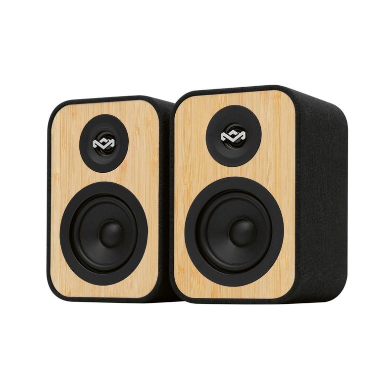 Parlantes Bluetooth 5.3 Uplift Bookshelf Negros Marley Negro