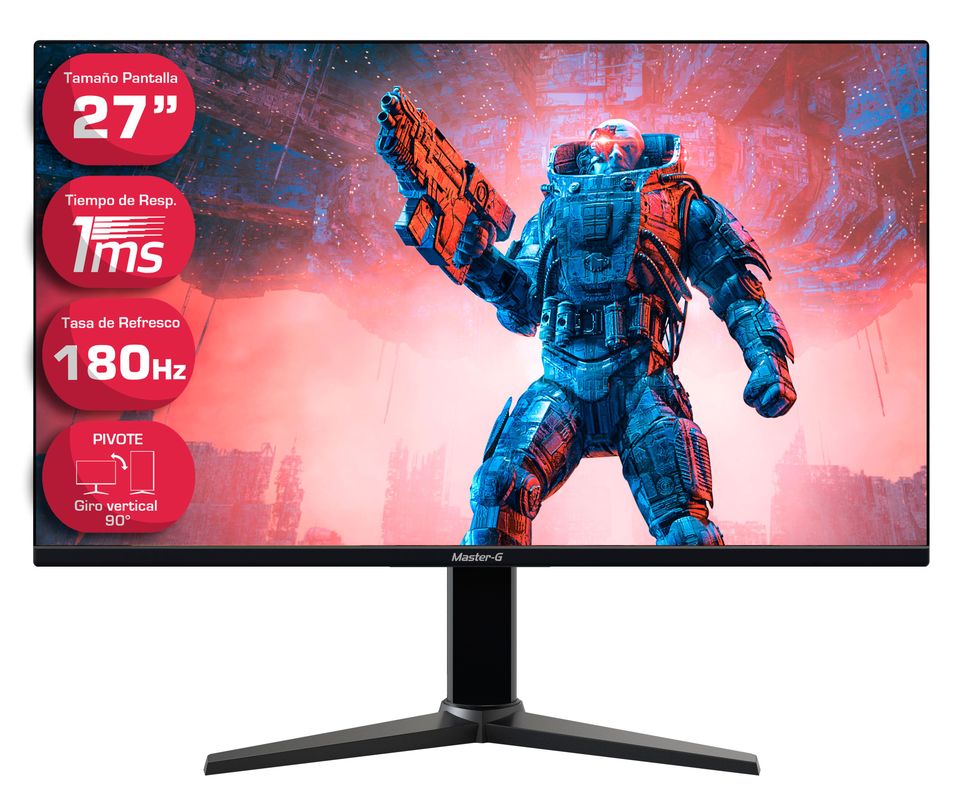 Monitor Gamer 27" Full HD Posición Vertical 180Hz 1Ms-0