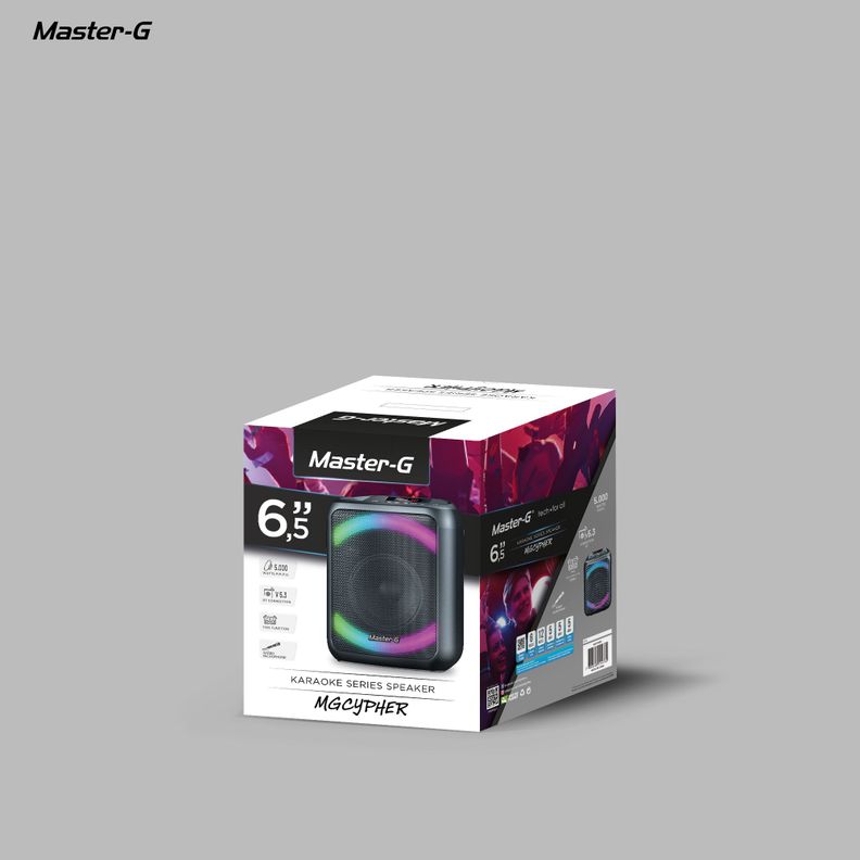 Parlante Karaoke Bluetooth Cypher 6,5” con Micrófono-5