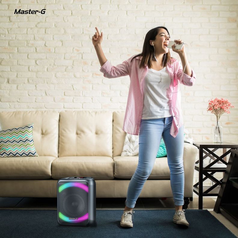 Parlante Karaoke Bluetooth Cypher 6,5” con Micrófono-6