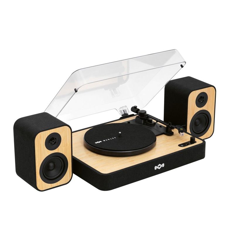 Tornamesa Bluetooth Revolution Con Parlantes Marley Beige Natural