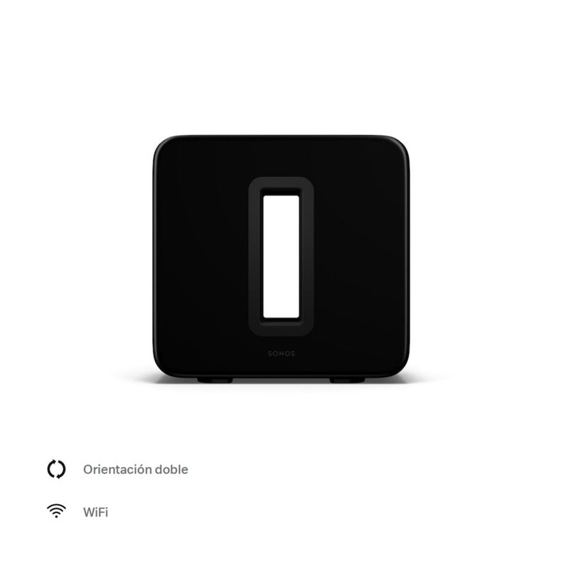 Subwoofer Sonos Wifi SUB 3Gen Wireless Negro-1