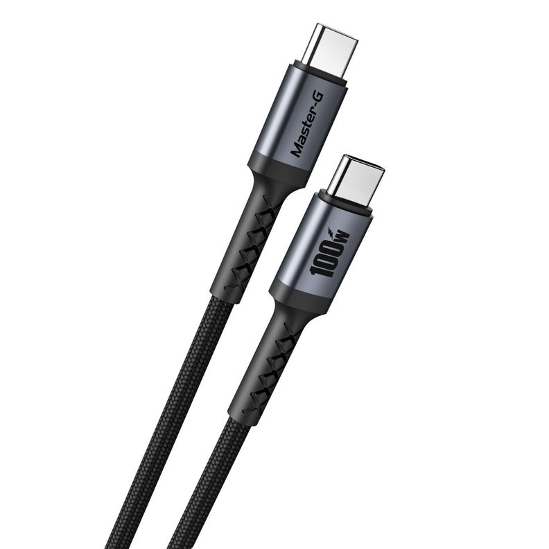 Cable De Carga Rápida Usb-C a C Antinudos 100W Master-G-0