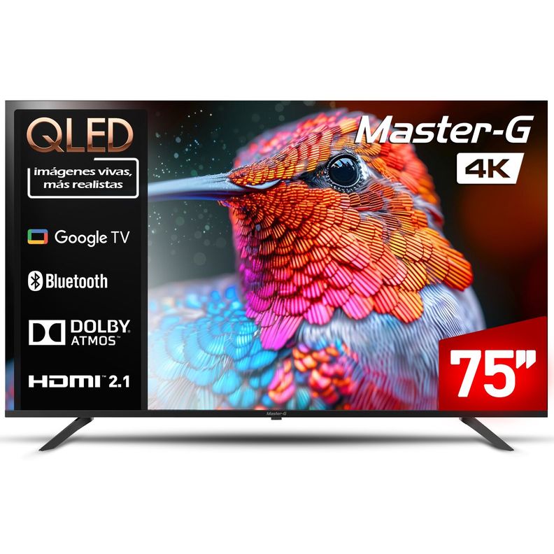 Smart TV QLED 75" Google TV 4K Bluetooth-0