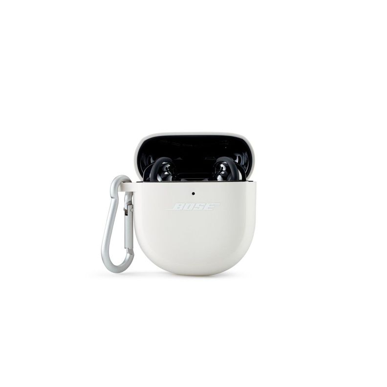 Funda Case Silicona Audífonos Bose Ultra Earbuds Blanco-0