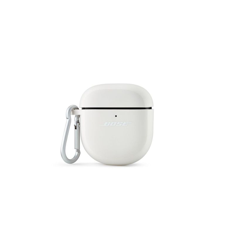 Funda Case Silicona Audífonos Bose Ultra Earbuds Blanco-1