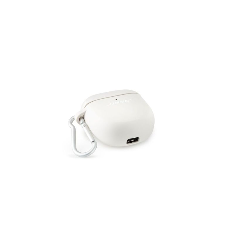 Funda Case Silicona Audífonos Bose Ultra Earbuds Blanco-3