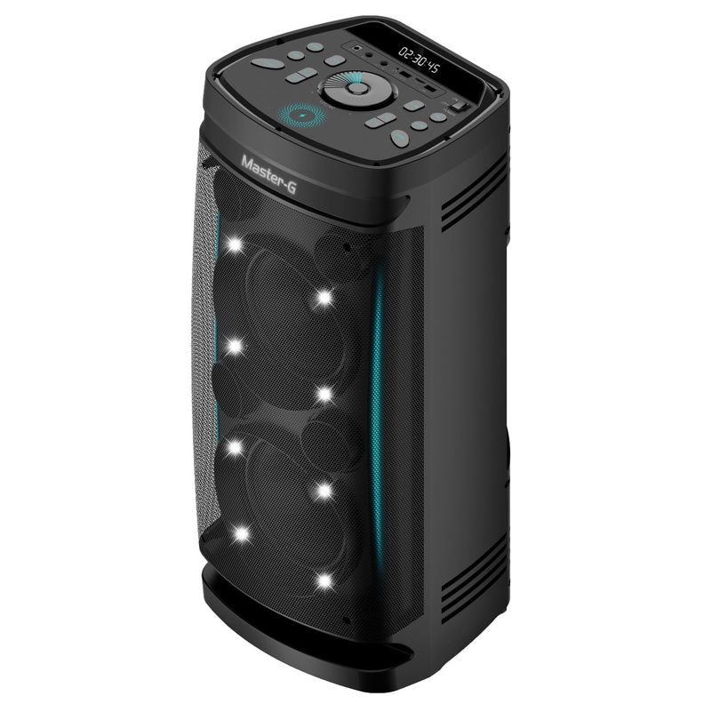 Parlante Bluetooth 8" x2 Karaoke Carga Inalámbrica ELECTROVIBES-1