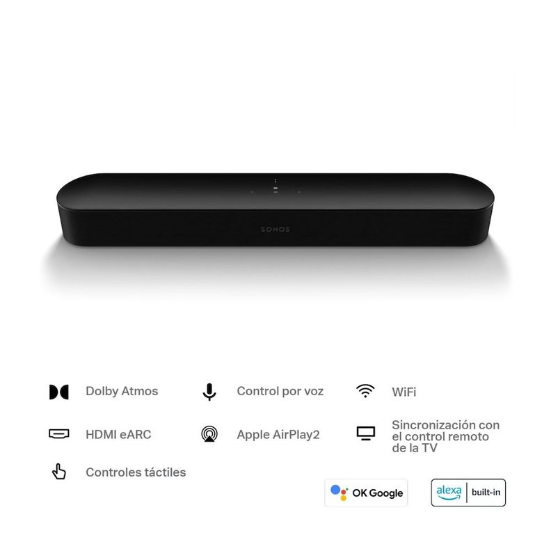 Soundbar Sonos Beam Gen 2 WiFi Negro-1