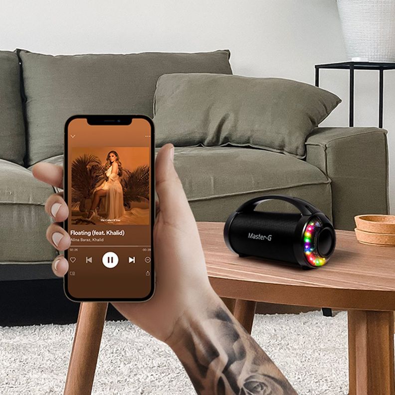 Parlante Portátil Bluetooth Master-G Mgpantera-2