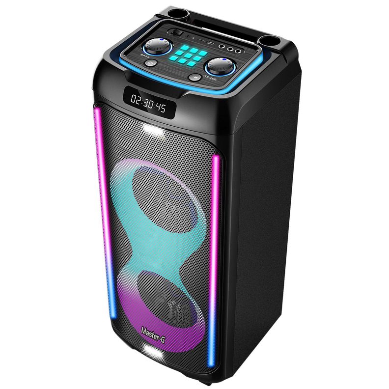 Parlante Karaoke Bluetooth Atenea 8x2 con micrófono-3