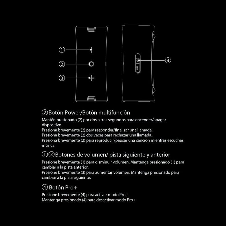 Parlante Bluetooth Portátil Hammer IPX7 Master-G-6