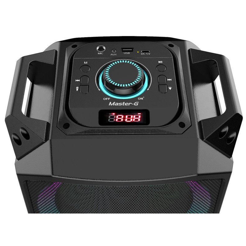 Parlante Karaoke Bluetooth Luxor 6,5” X2 con Micrófono-3