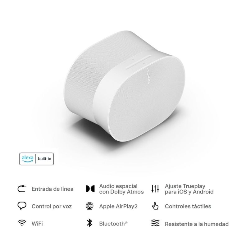 Parlante Bluetooth Sonos Era 300 Wireless Wifi Blanco-8