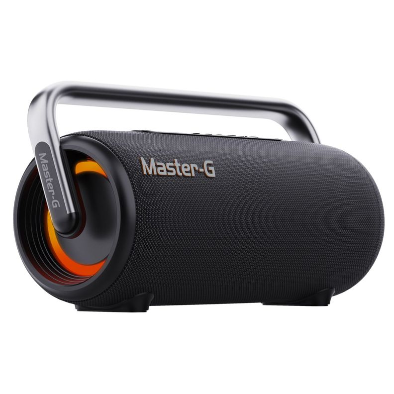 Parlante Bluetooth 5.3 IPX5 60W 3" x2 SOUNDBOX Master-G Negro