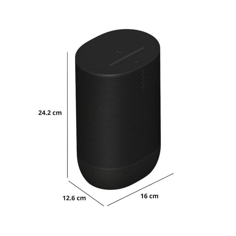 Parlante Bluetooth Sonos Move 2 Wireless Wifi Negro-3