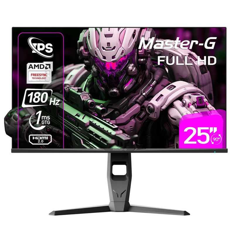 Monitor Gamer 25" FHD IPS Pivote 90 180Hz 1Ms MGMG2540-0