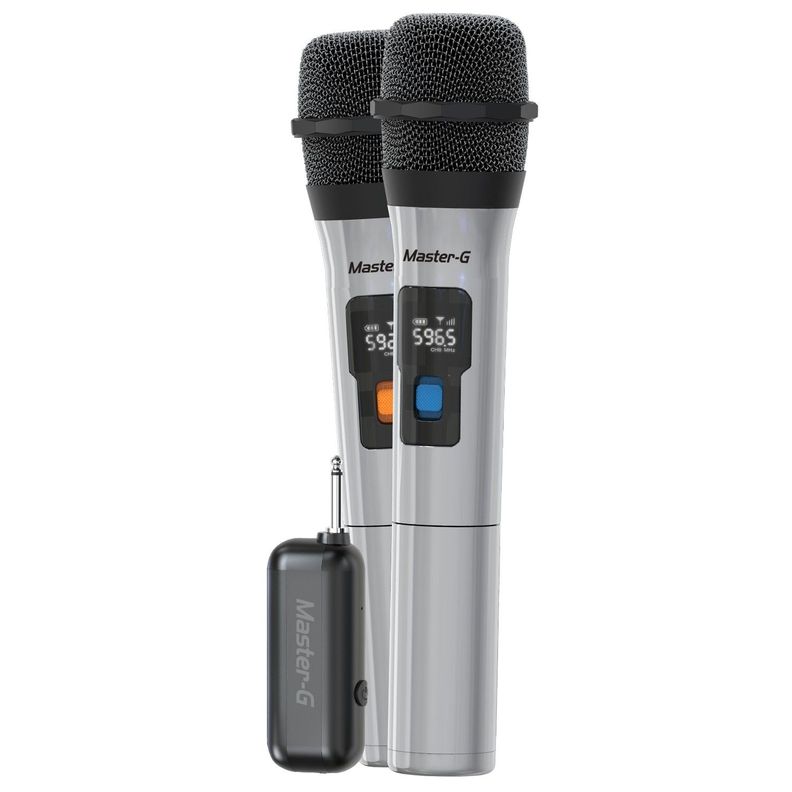 Par de Micrófonos inalámbricos con Receptor UHF Master-G-0