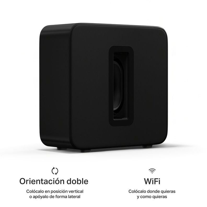 Subwoofer Sonos Wifi SUB 4Gen Wireless Negro-3