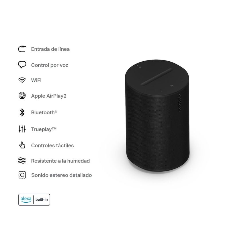 Parlante Bluetooth Wifi Sonos Era 100 Speaker Negro-7