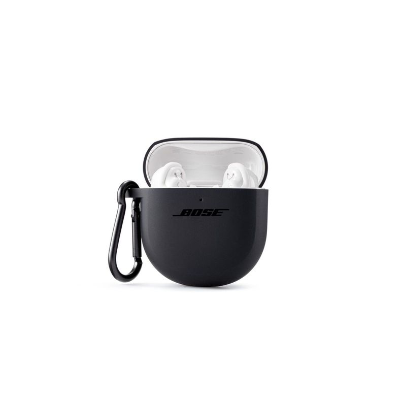 Funda Case Silicona Audífonos Bose Ultra Earbuds Negro-0