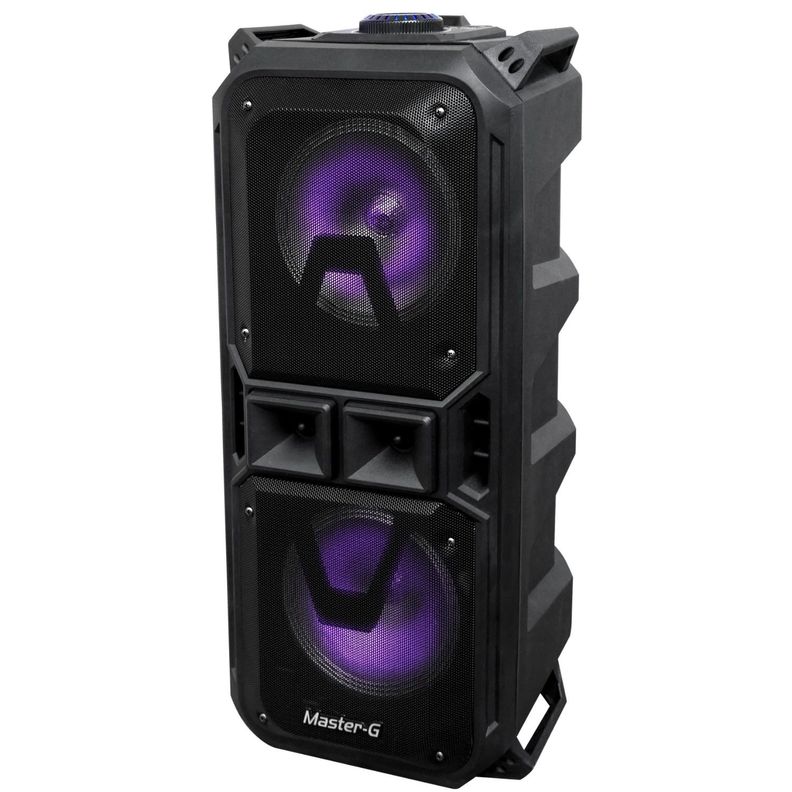 Parlante Karaoke Bluetooth 8” x2 MGCOBRA Master-G-0